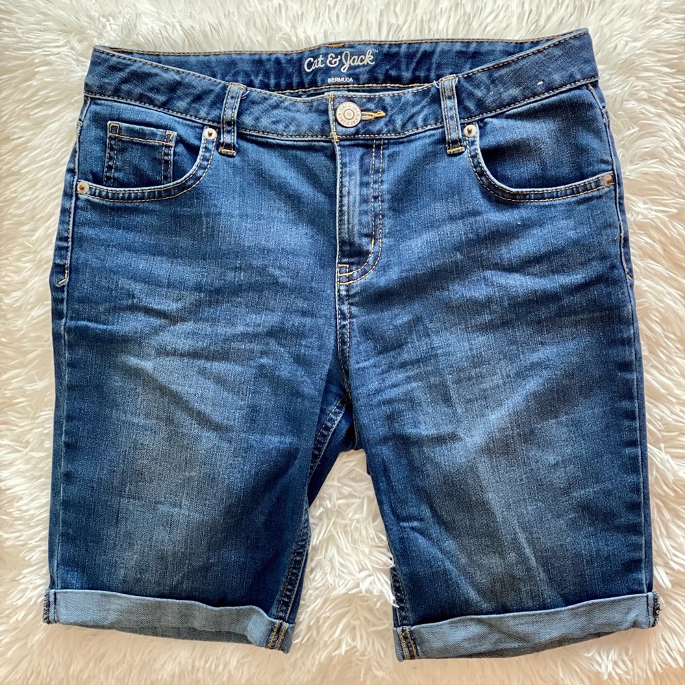 Mid-length Denim Short